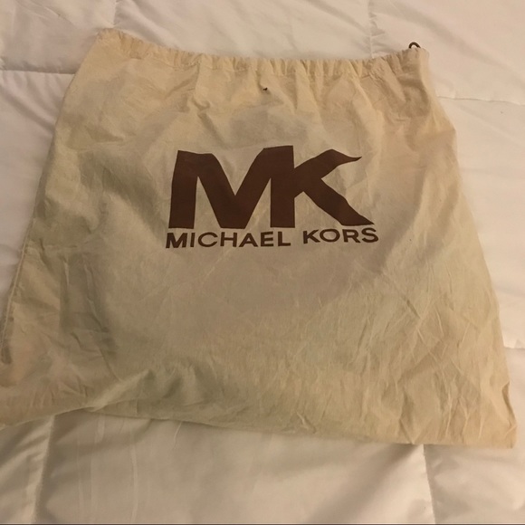Michael Kors brown leather purse with gold accents - Picture 2 of 6